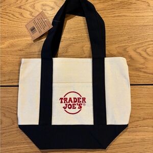 MINI Trader Joe's Iconic Canvas Tote Bag - BNWT